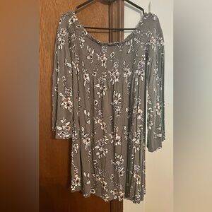 Floral Off Shoulder Dress